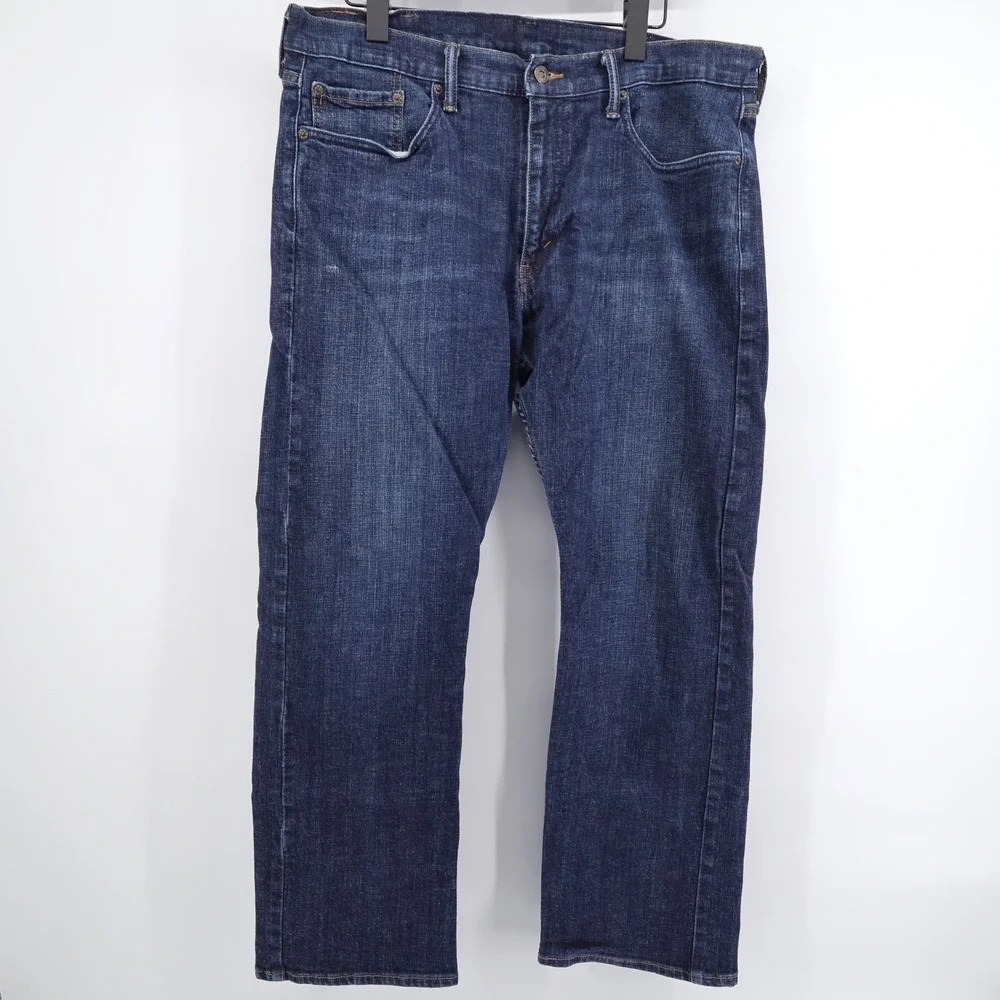 Levi's 514 Straight Fit Jeans Stretch Denim Men 38x30 (Inseam measure 29